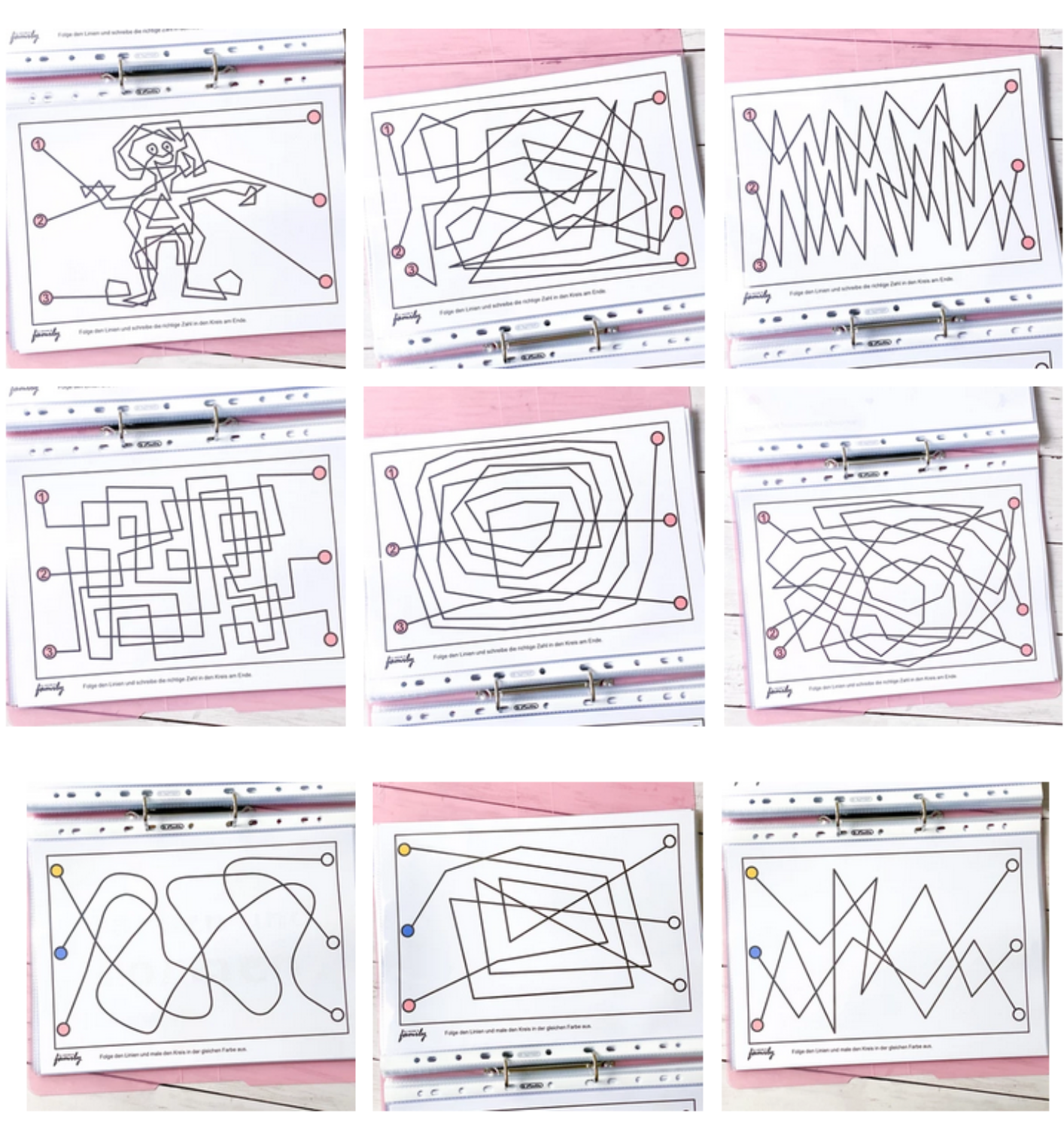 Read more about the article Liniensalat mit 9 Übungen – KreativBuch