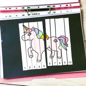 Read more about the article Einhorn-Streifenpuzzle – KreativBuch