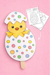 Read more about the article Oster-Bastelidee: Küken im Osterei – mit Bastelvorlage für Kinder