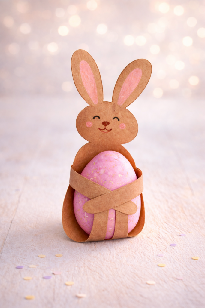 Osterhase mit Osterei