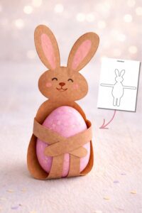 Osterhase mit Osterei