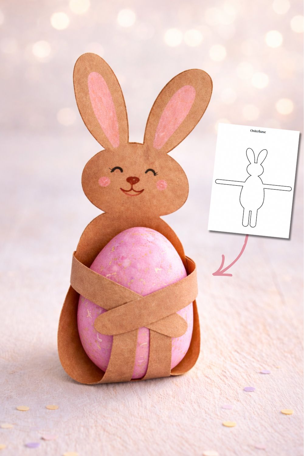 Osterhase mit Osterei