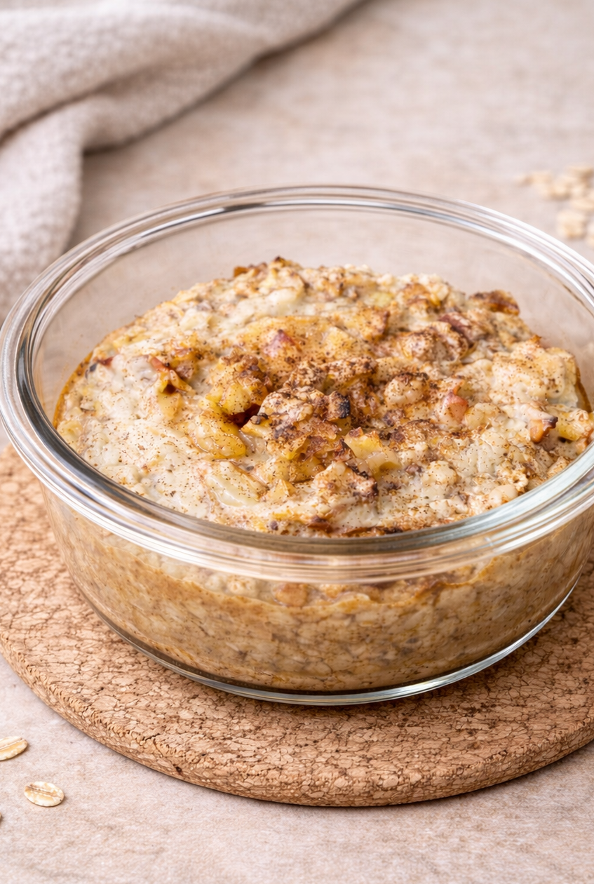 Read more about the article High Protein Baked Oats – Apfel-Zimt